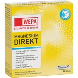 WEPA Magnesium Direkt Sticks 20 St. (30 g)