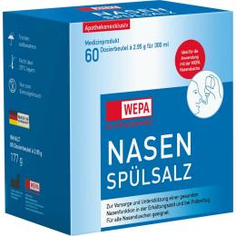Ein aktuelles Angebot für WEPA Nasenspülsalz 60 X 2.95 g Salz Schnupfen - jetzt kaufen, Marke WEPA Apothekenbedarf GmbH & Co. KG.