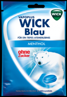 WICK BLAU Bonbons o.Zucker 72 g