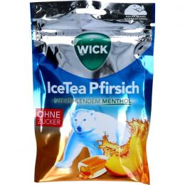 WICK IceTea Pfirsich Bonbons o.Zucker 72 g