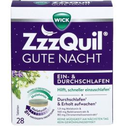 WICK ZzzQuil Gute Nacht Ein- und Durchschlafen TAB 28 St. (20 g)