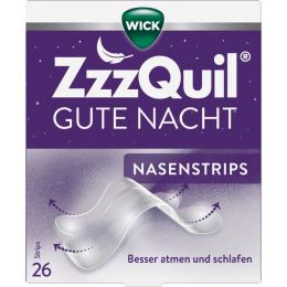 WICK ZzzQuil Gute Nacht Nasenstrips 26 St.