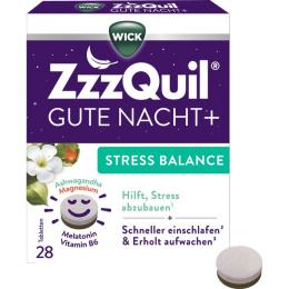 WICK ZzzQuil Gute Nacht+ Stress Balance 28 St.
