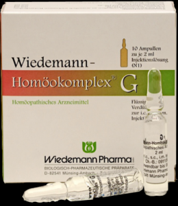WIEDEMANN Homokomplex G Ampullen 10X2 ml