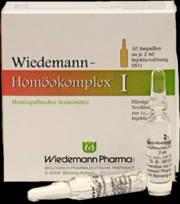 WIEDEMANN Homokomplex I Ampullen 10X2 ml