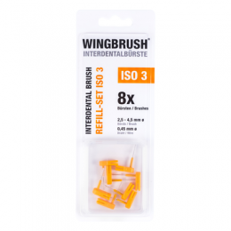 WINGBRUSH Refill-Set Interdentalb.ISO 3 med./large 8 St