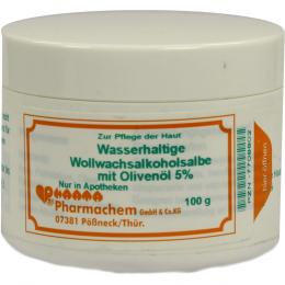 WOLLWACHSALKOHOLSALBE wasserh.m.Olivenöl 5% 100 g Salbe