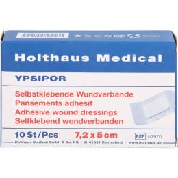 WUNDVERBAND steril YPSIPOR 5x7,2 cm 10 St.