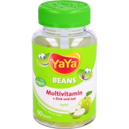 YAYA BEANS Apfel Zink und Jod Kaudragees 90 St. (145,8 g)