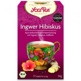 YOGI TEA Ingwer Hibiskus Bio Filterbeutel 17X2 g
