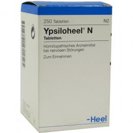 Ein aktuelles Angebot für Ypsiloheel N 250 St Tabletten Beruhigungsmittel - jetzt kaufen, Marke Biologische Heilmittel Heel GmbH.