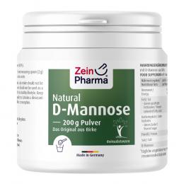ZeinPharma Natural D-Mannose Pulver bei Blasenentzündung 200 g Pulver