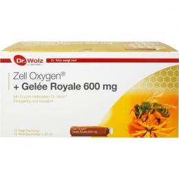 ZELL OXYGEN+Gelee Royale 600 mg Trinkampullen 280 ml