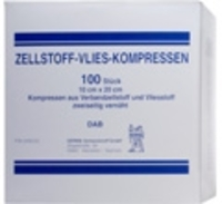 ZELLSTOFF VLIES KOMPRESSEN 10x20 cm unsteril 100 St