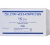 ZELLSTOFF VLIES KOMPRESSEN 8x10 cm unsteril 100 St