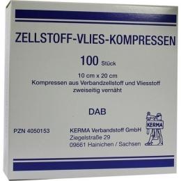 ZELLSTOFF VLIES Kompressen unsteril 10x20 cm 100 St.