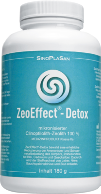 ZEOEFFECT Detox Clinoptilolith-Zeolith Pulver 180 g