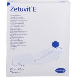 ZETUVIT E Saugkompressen steril 20x20 cm 15 St.