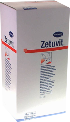 ZETUVIT Saugkompressen steril 10x20 cm 25 St