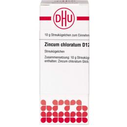 ZINCUM CHLORATUM D 12 Globuli 10 g