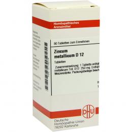 ZINCUM MET D12 80 St Tabletten