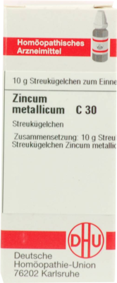 ZINCUM METALLICUM C 30 Globuli 10 g
