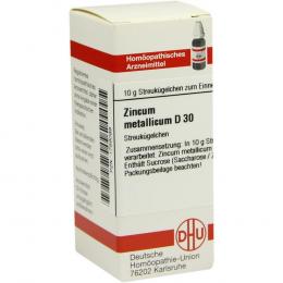 Ein aktuelles Angebot für ZINCUM METALLICUM D 30 Globuli 10 g Globuli Homöopathische Einzelmittel - jetzt kaufen, Marke DHU-Arzneimittel GmbH & Co. KG.