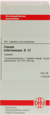 ZINCUM VALERIANICUM D 12 Tabletten 200 St