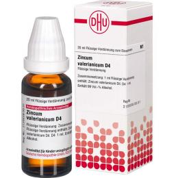 ZINCUM VALERIANICUM D 4 Dilution 20 ml