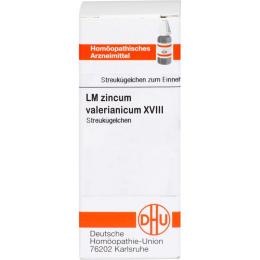 ZINCUM VALERIANICUM LM XVIII Globuli 5 g