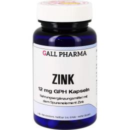 ZINK 12 mg GPH Kapseln 60 St. (16 g)