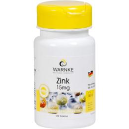 ZINK 15 mg Tabletten 100 St. (33 g)