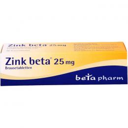 ZINK BETA 25 Brausetabletten 100 St.