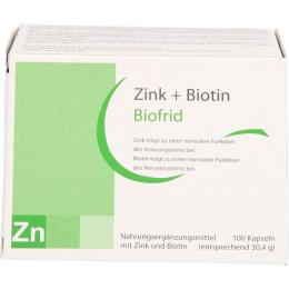 ZINK+BIOTIN Kapseln 100 St.