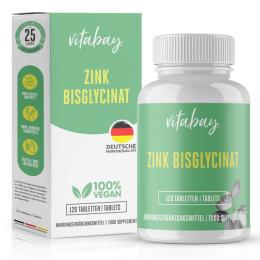 ZINK BISGLYCINAT 25 mg hochdosiert Tabletten 120 St.