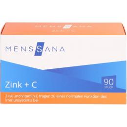 ZINK+C MensSana Lutschtabletten 90 St. (135 g)