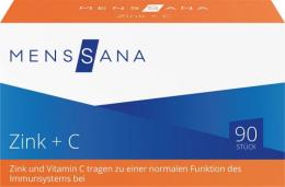 Ein aktuelles Angebot für ZINK+C MensSana Lutschtabletten 90 St Lutschtabletten Nahrungsergänzungsmittel - jetzt kaufen, Marke MensSana AG.