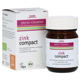 Ein aktuelles Angebot für ZINK COMPACT Bio Tabletten 60 St Tabletten  - jetzt kaufen, Marke GSE Vertrieb Biologische Nahrungsergänzungs- & Heilmittel GmbH.
