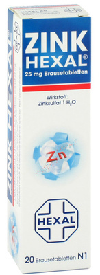 ZINK HEXAL Brausetabletten 20 St