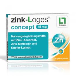 ZINK-LOGES concept 15 mg magensaftres.Kapseln 7,4 g