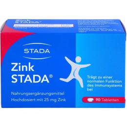 ZINK STADA 25 mg Tabletten 90 St. (22,5 g)