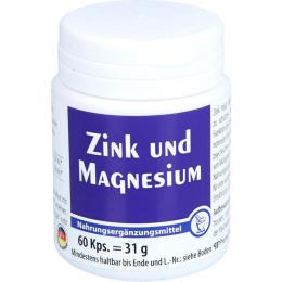 ZINK UND Magnesium Kapseln 60 St. (31 g)