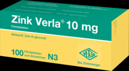 ZINK VERLA 10 mg Filmtabletten 100 St