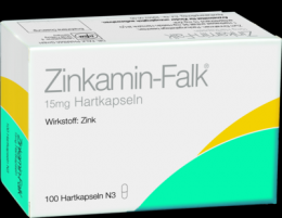 ZINKAMIN Falk 15 mg Hartkapseln 100 St