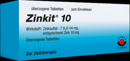 ZINKIT 10 berzogene Tabletten 100 St