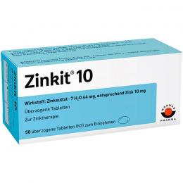 ZINKIT 10 überzogene Tabletten 100 St.