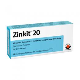 ZINKIT 20 berzogene Tabletten 20 St