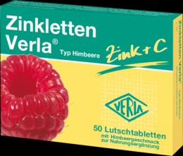 ZINKLETTEN Verla Himbeere Lutschtabletten 24.5 g