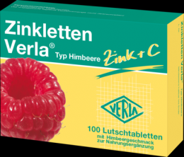 ZINKLETTEN Verla Himbeere Lutschtabletten 49 g