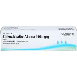 ZINKOXIDSALBE Abanta 100 mg/g 50 g